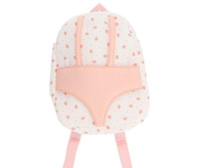 Mochila para Muecas Strawberries Blanca