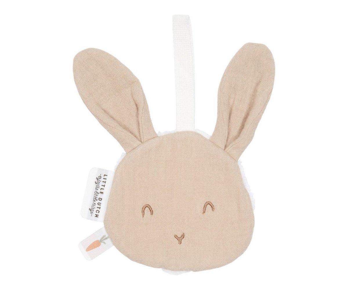 Chupetero Muselina Bunny Beige