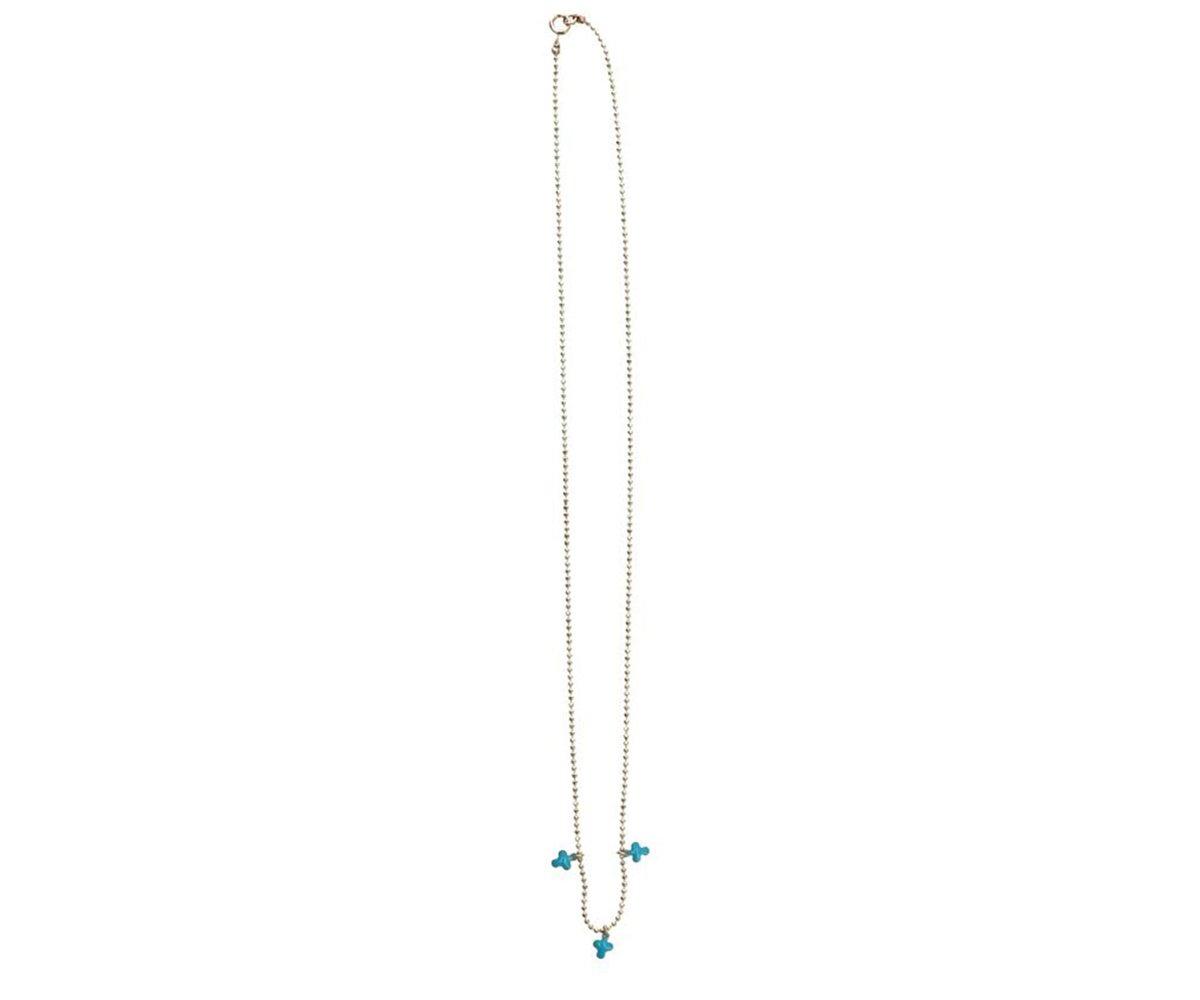 Collier Avec Des Croix Turquoises