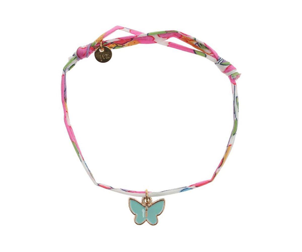 Bracelet Floral Liberty Blue Butterfly