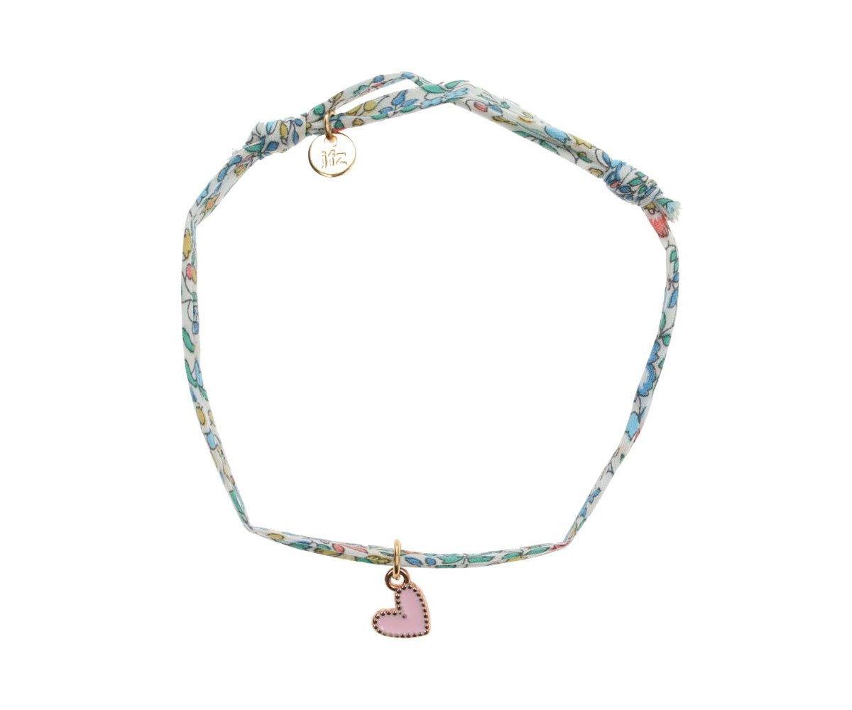 Pulsera Floral Liberty Corazón Pequeño