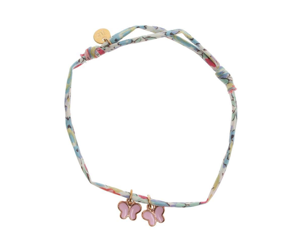 Pulsera Floral Liberty Pequeñas Mariposas