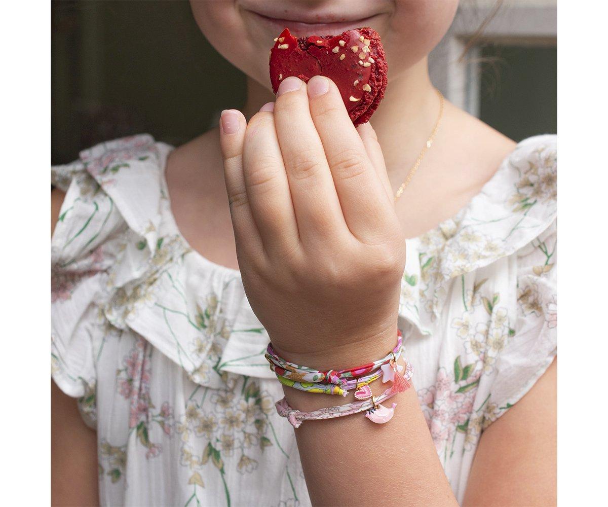 Pulsera Floral Liberty Corazón Pequeño