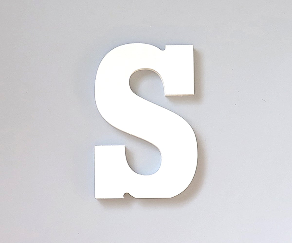 Letras blancas madera Letras blancas madera