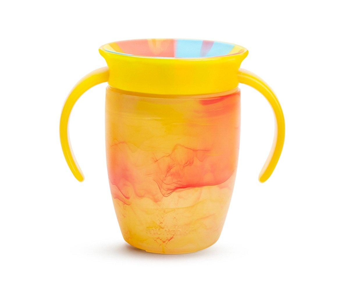 Taza Antigoteo Con Asas Miracle 360º Amarillo Tropical 200ml