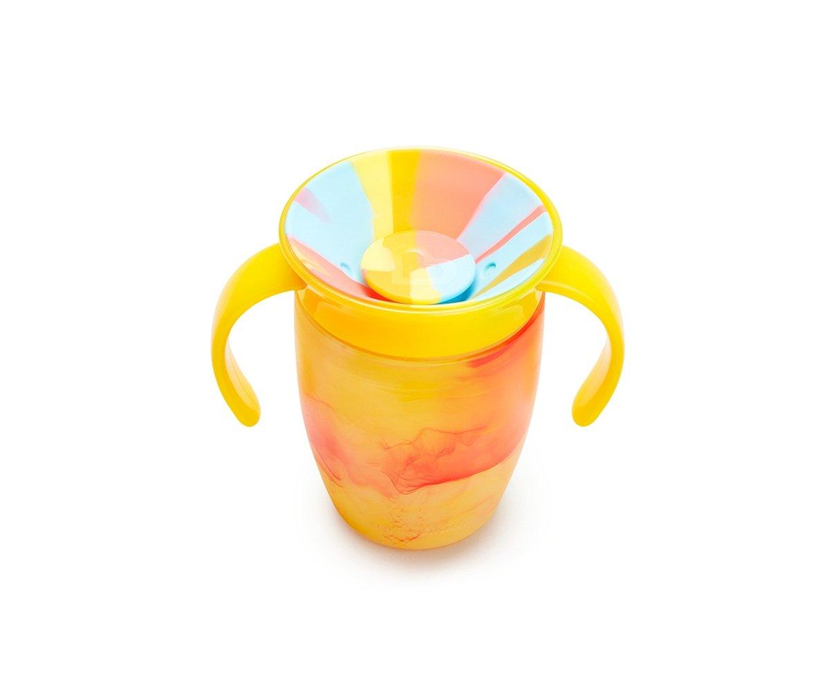 Taza Antigoteo Con Asas Miracle 360º Amarillo Tropical 200ml