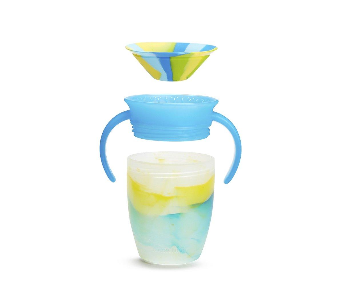 Taza Antigoteo con Asas Miracle 360º Azul Tropical 200ml - Tutete