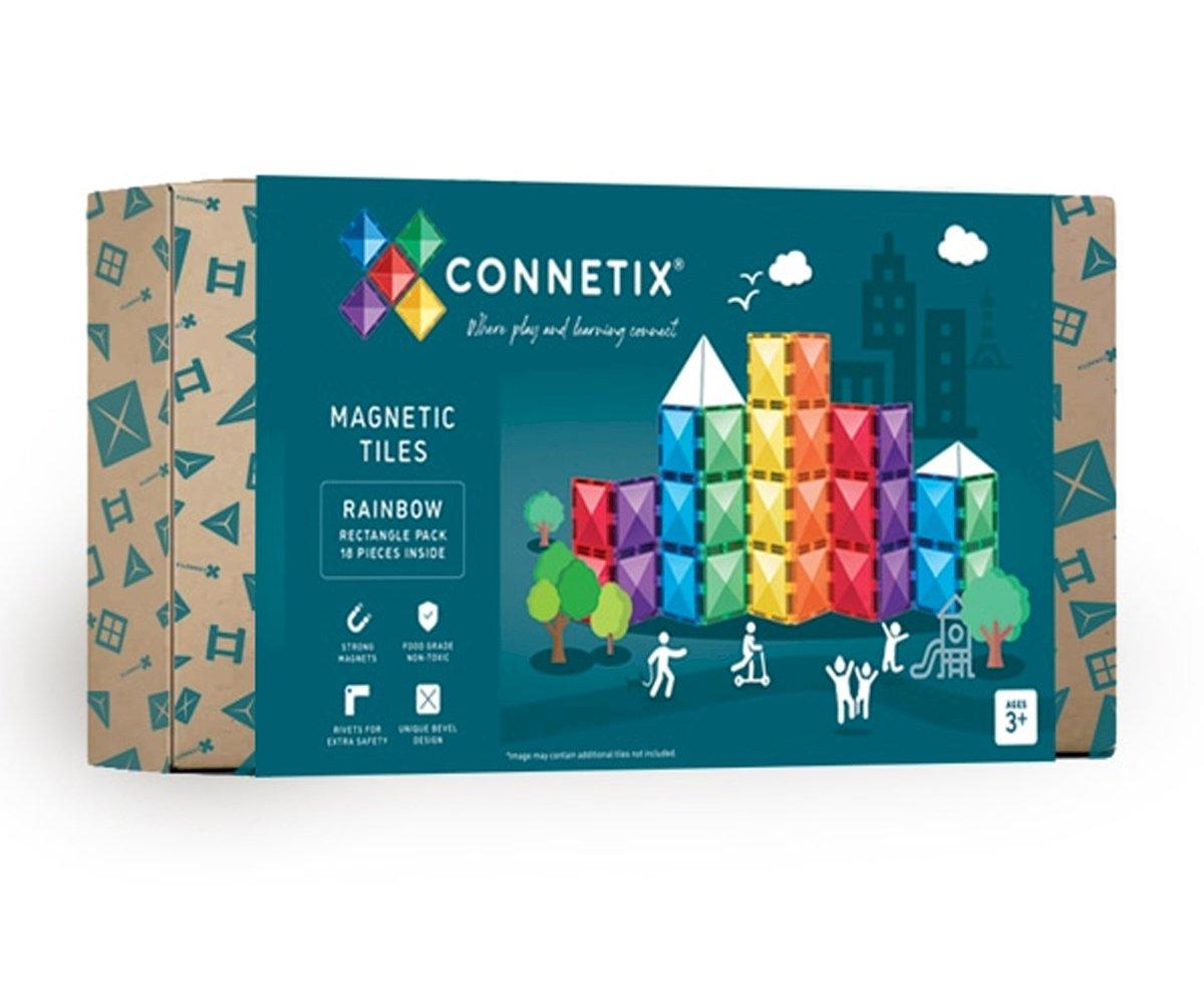 Construcción Connetix Rainbow Rectángulo 18 Piezas