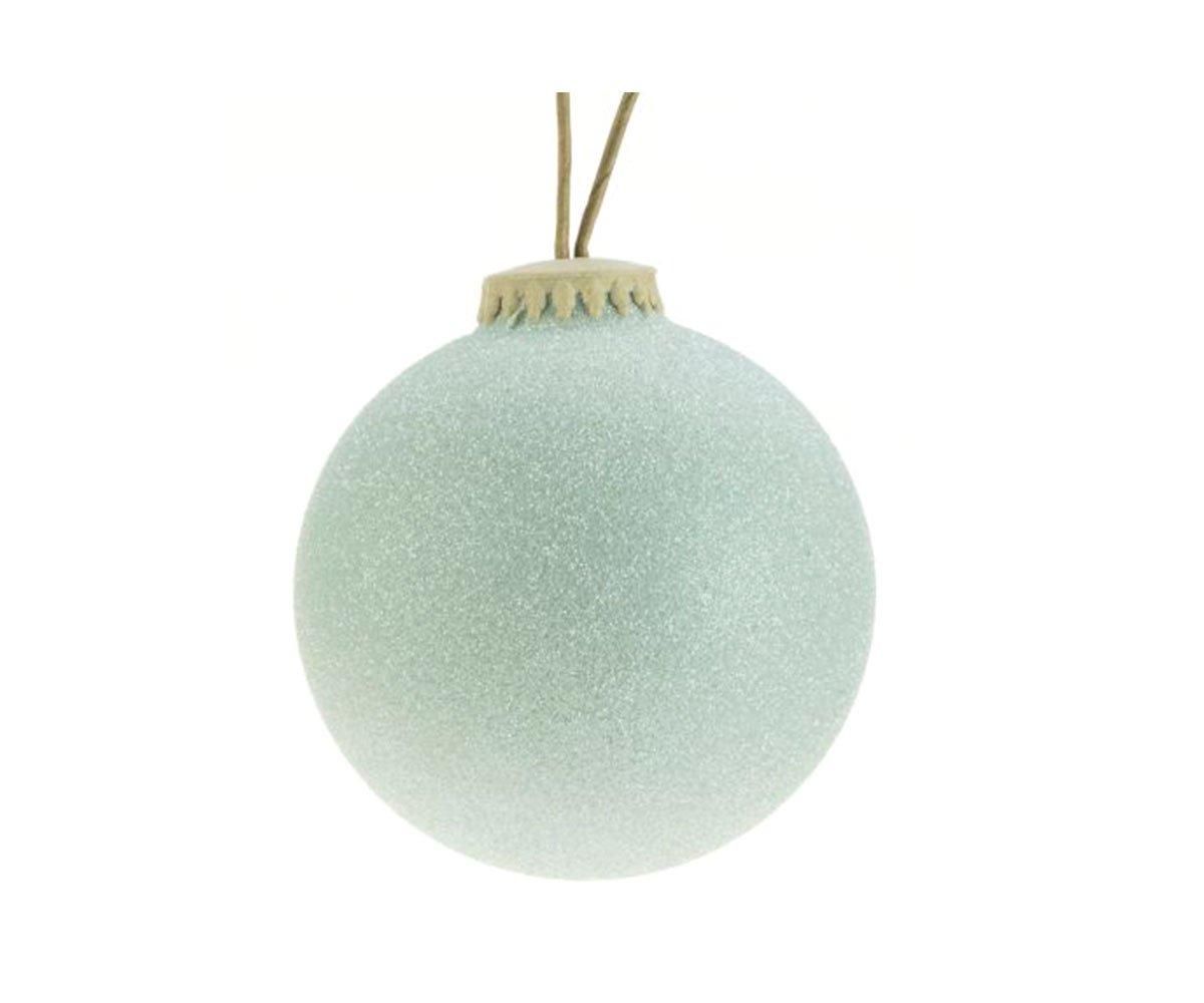 Bola De Navidad Weiste Bio Glitter Menta Pequeña