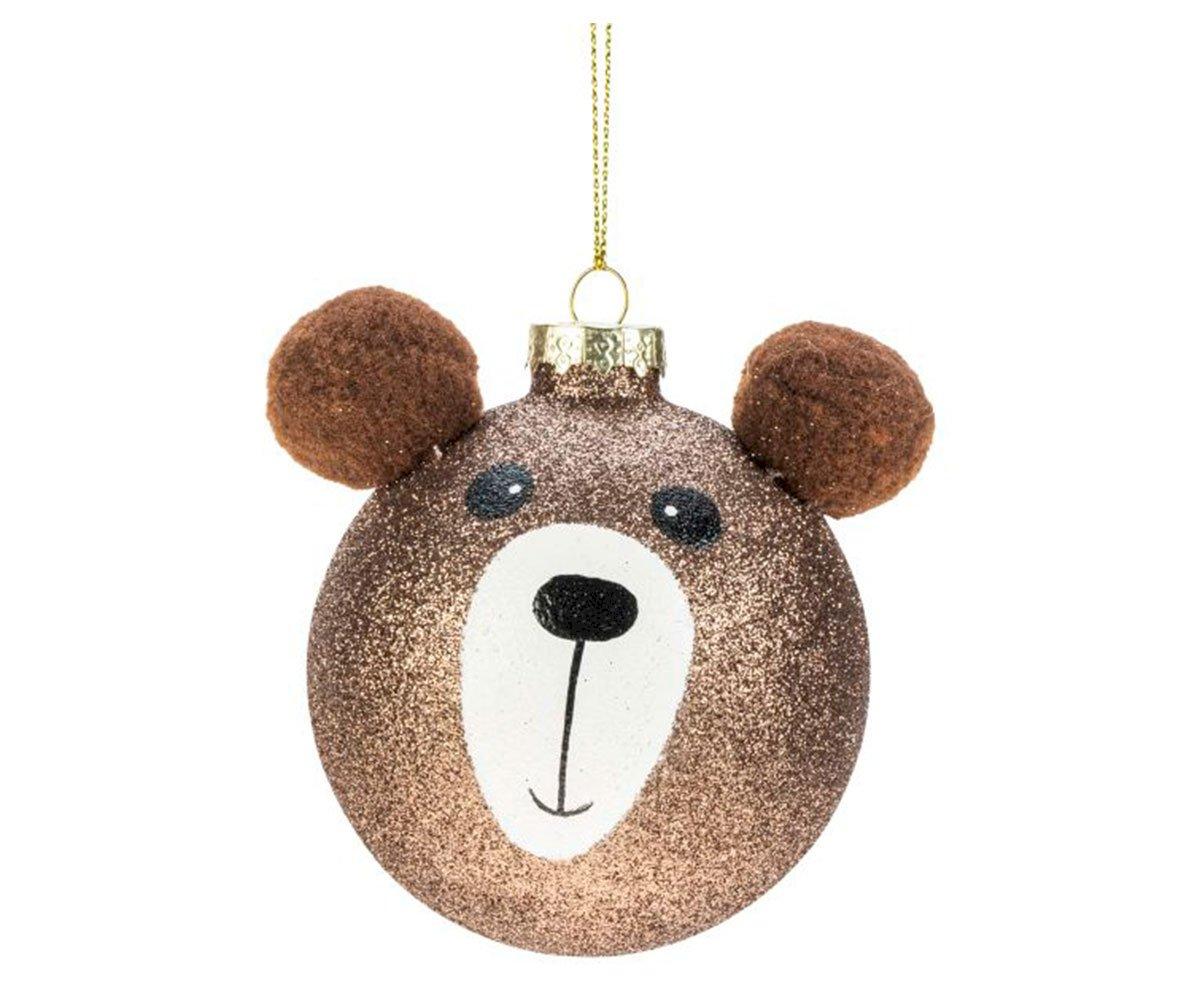 Boule De Noël Weiste Bio Glitter Marrón Bear