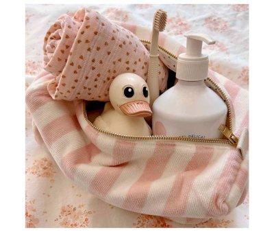 Beauty Case Vic Stripes Light Pink