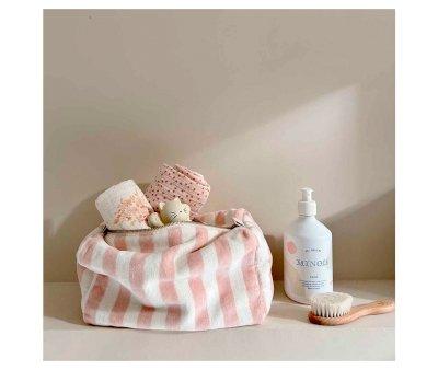 Beauty Case Vic Stripes Light Pink