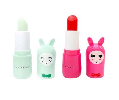 Balsamo Labbra Vegano Verde e Fucsia 2 pezzi