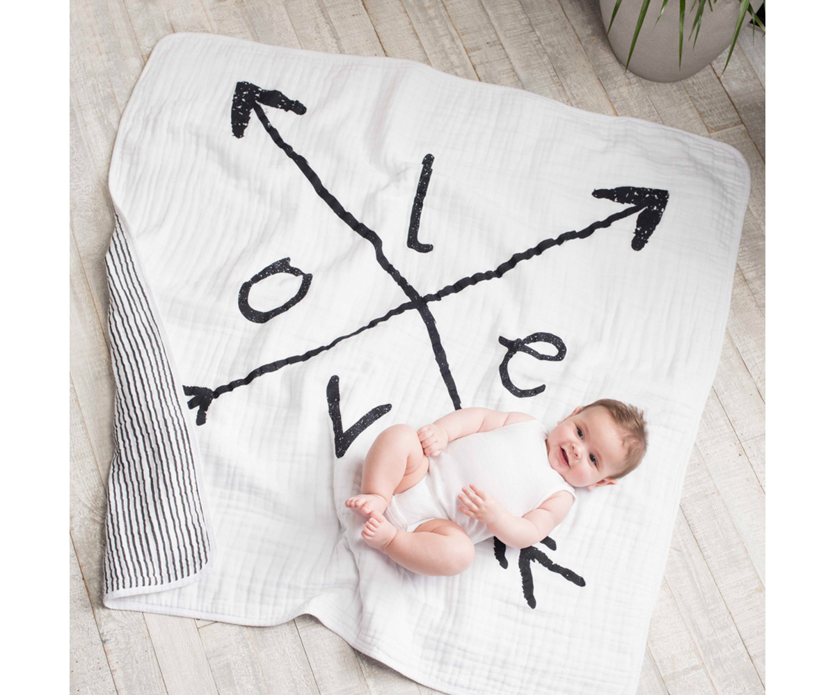 Manta Muselina Aden+Anais Dream Blanket Lovestruck Tutete