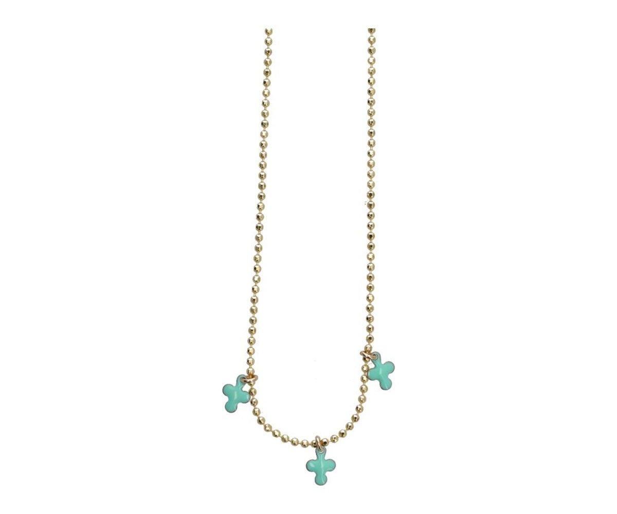 Colar Mint Cross