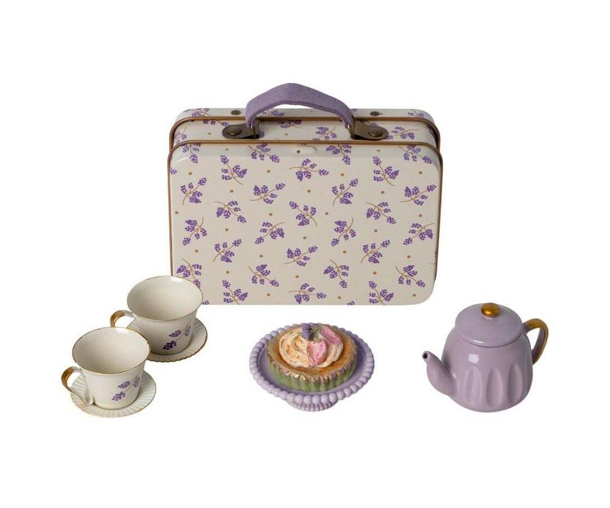 Mala Madelaine Purple Tea Set
