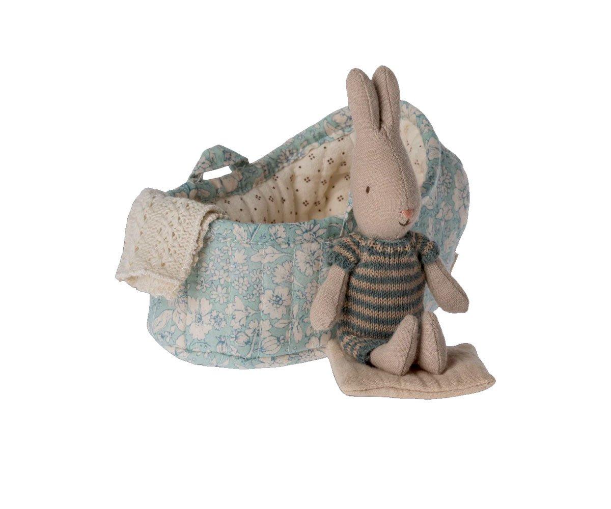 Coniglio My Rabbit con Cesta Vestito Blu