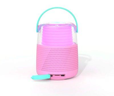 Altavoz Bluetooth con Karaoke KS-80 Rosa