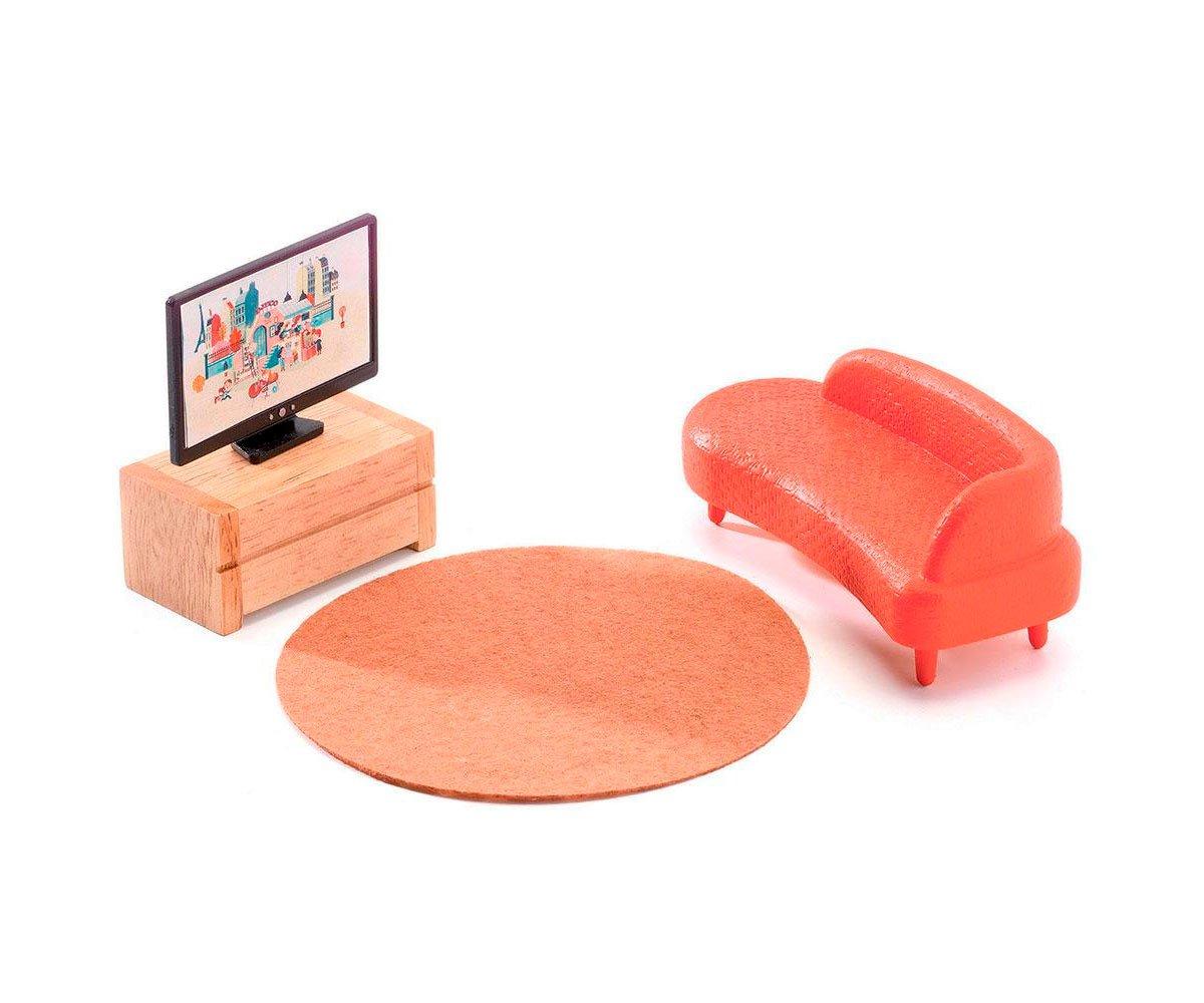 Sofá Miniatura De Casa De Muñecas – Elegante Y Decorativo, Ideal Para Fotos Y Maquetas, Regalo Original Para Niños