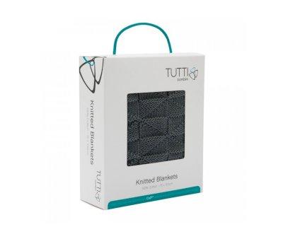 Coperta Personalizzabile Knitted Charcoal