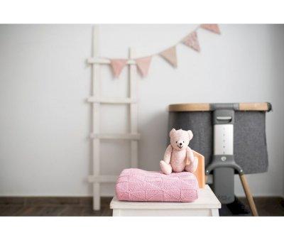 Coperta Personalizzabile Knitted Dusty Pink