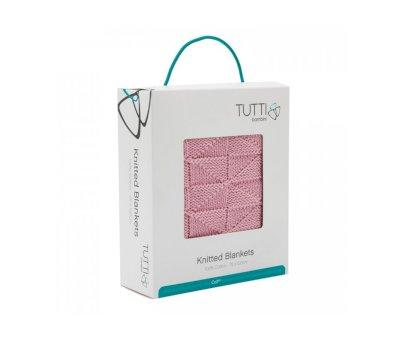 Coperta Personalizzabile Knitted Dusty Pink