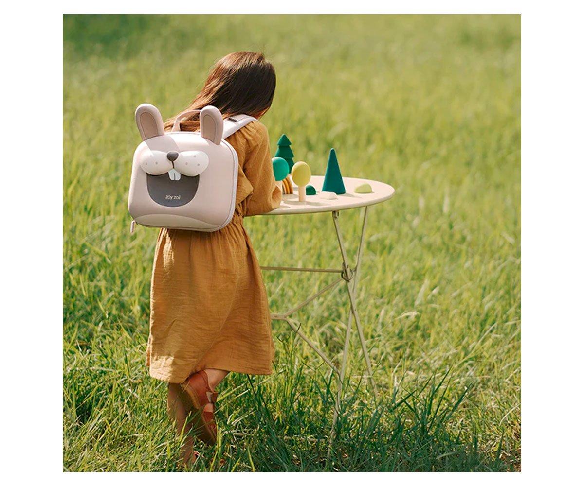 Mochila Bunny Forest Series Beige