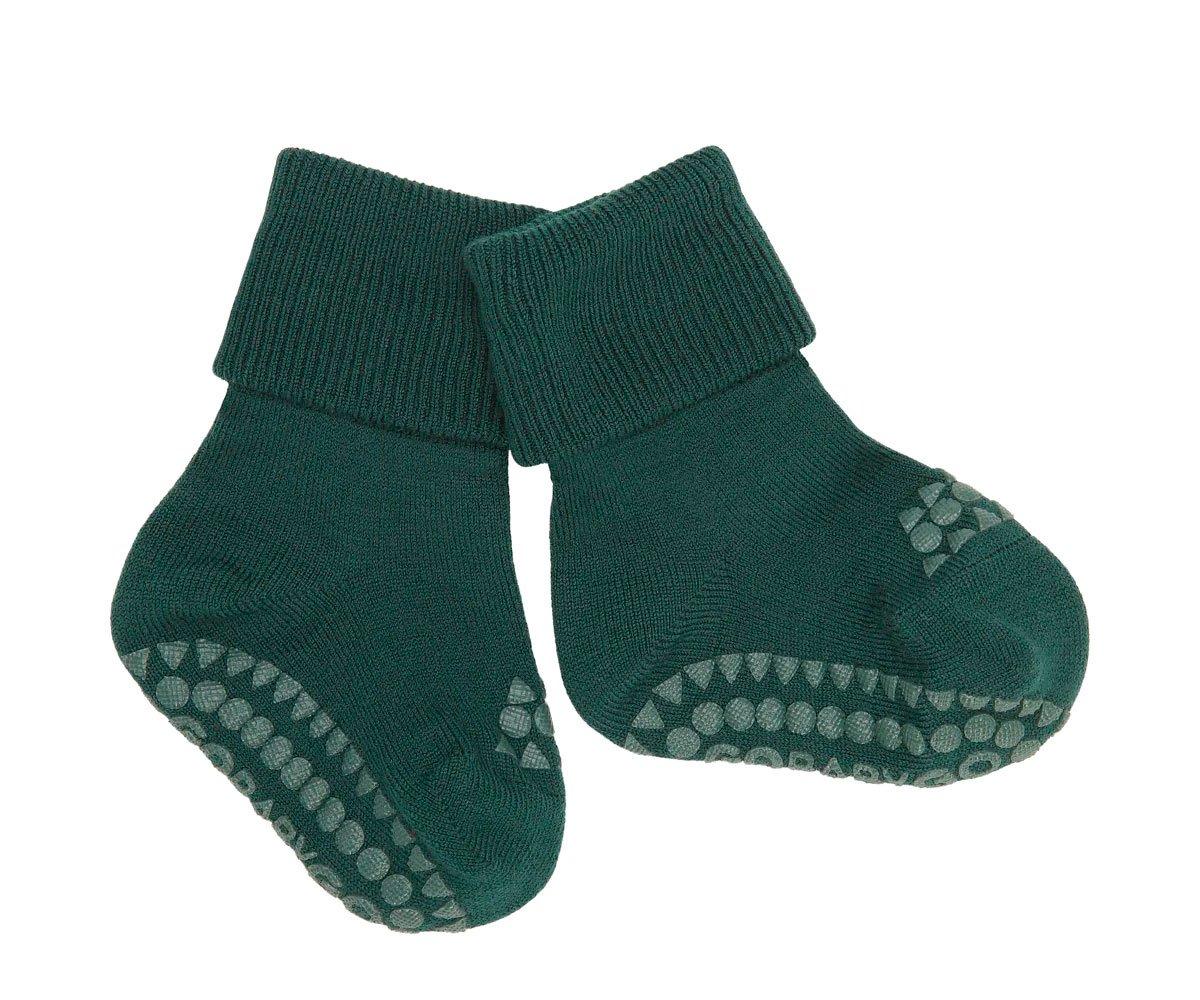 Calcetines Suela Antideslizante Lana Merino Verde Bosque