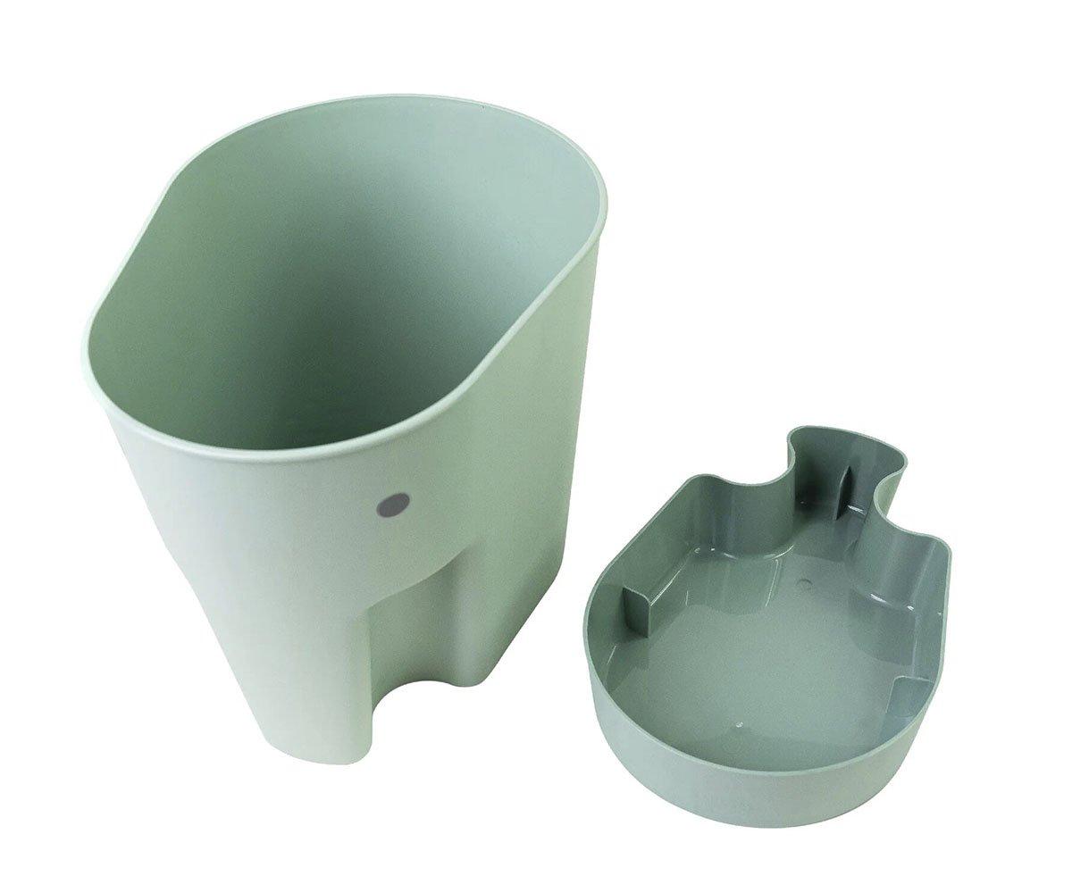 Cubo Organizador Juguetes de Baño Verde Eucalipto - Tutete