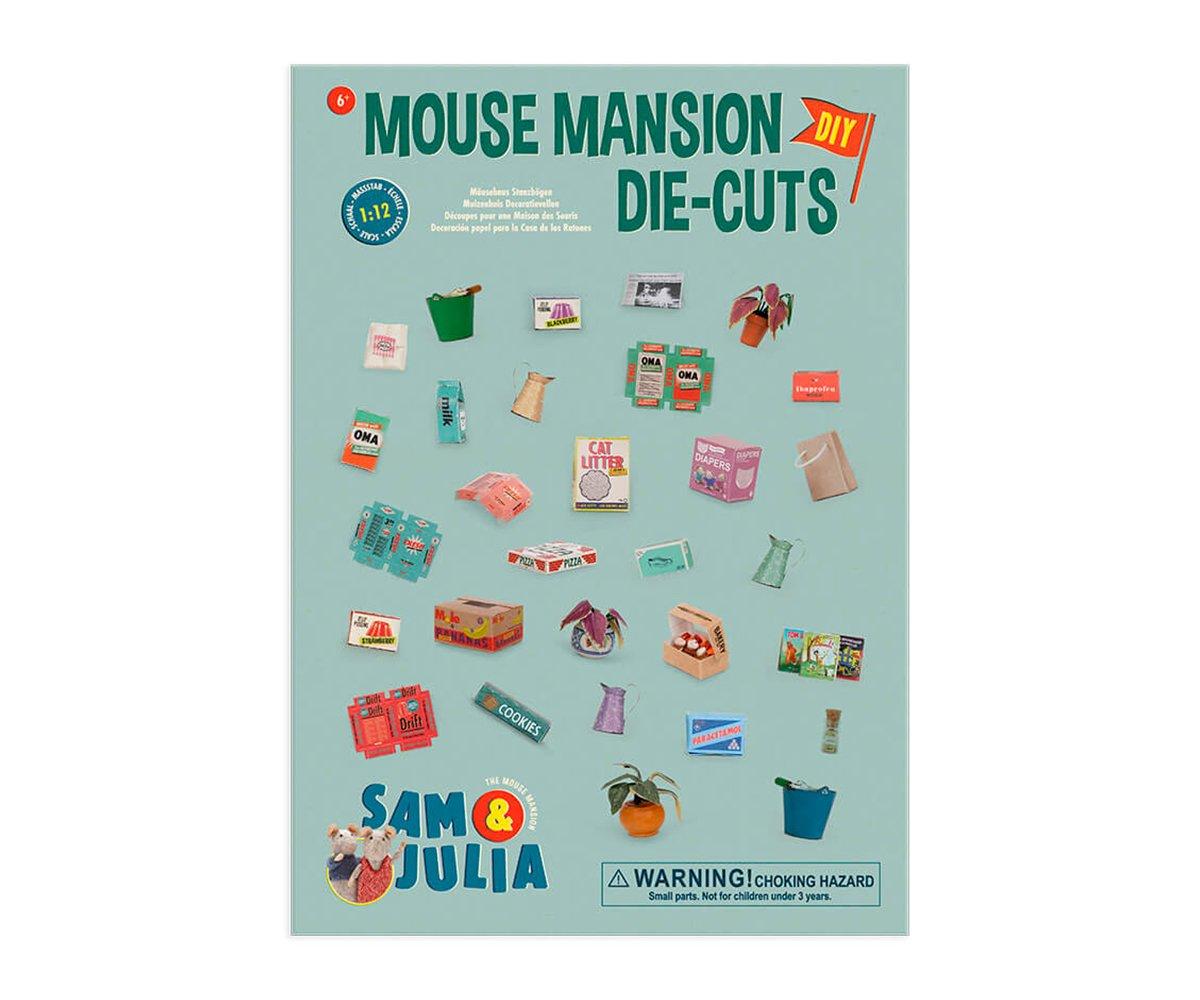 Kit Decorazioni Die-Cut per Cucina e Negozio The Mouse Mansion