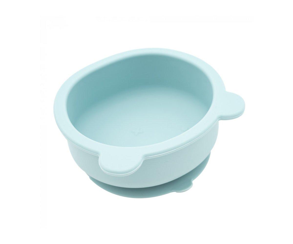 Set Alimentación Bebe Bpa Free Vajilla Silicona Comida - Color azul — Una  Ganga