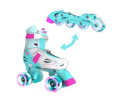 Patines Combo Nen Verde y Rosa T.34-38