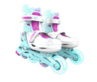 Patines Combo Nen Verde y Rosa T.34-38