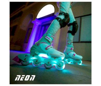 Patines Combo Nen Verde y Rosa T.34-38