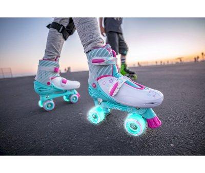 Patines Combo Nen Verde y Rosa T.34-38