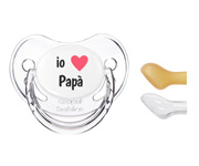 Succhietto Canpol Trasparente Io Cuore Pap