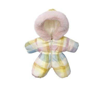 Ski Suit Gigi Pastel Plaid for Gordis Dolls and Big Sister