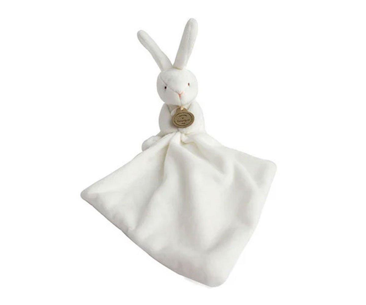 Lapine Bianco Doudou Personalizzabile Box Fleur