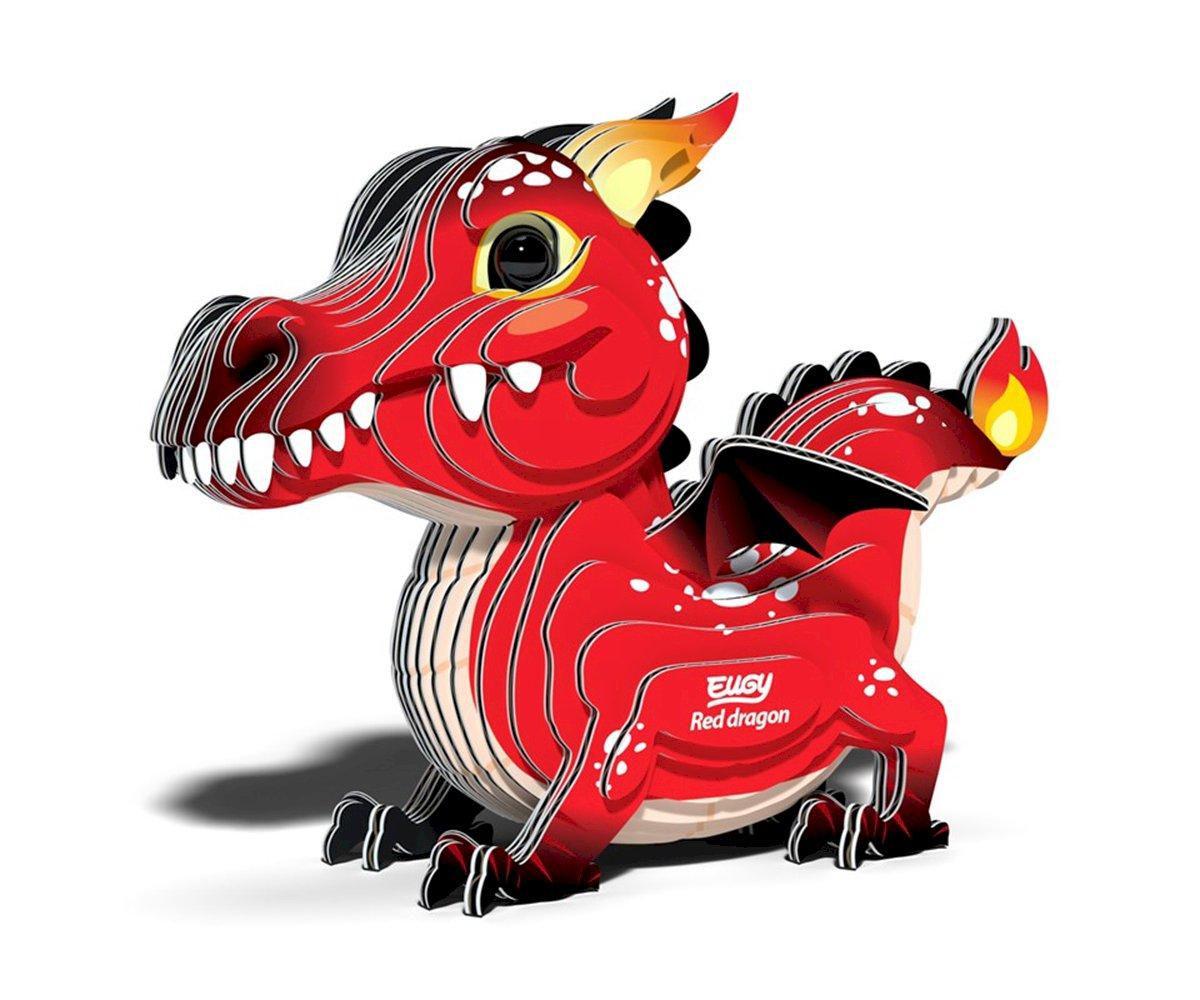 Puzzle 3D Eugy Dragón Rojo
