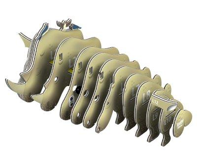Puzzle 3D Eugy Rhinoceros