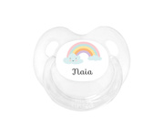 Rainbow Personalised Retro Soother