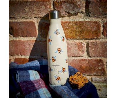 Stainless Steel Bottle Emma Bridgewater Blue Wing Bees 500 ml