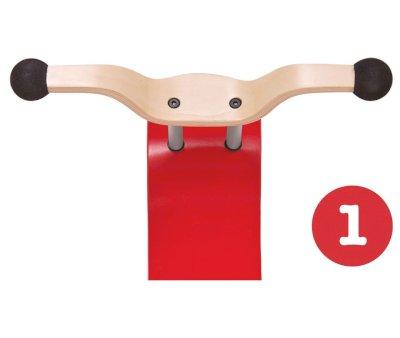 Pieza 1 Top Mini-Flip Rojo