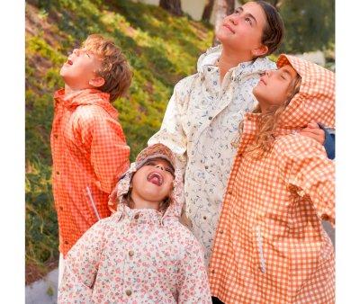 Chubasquero Infantil Cola de Pez Sunset Gingham