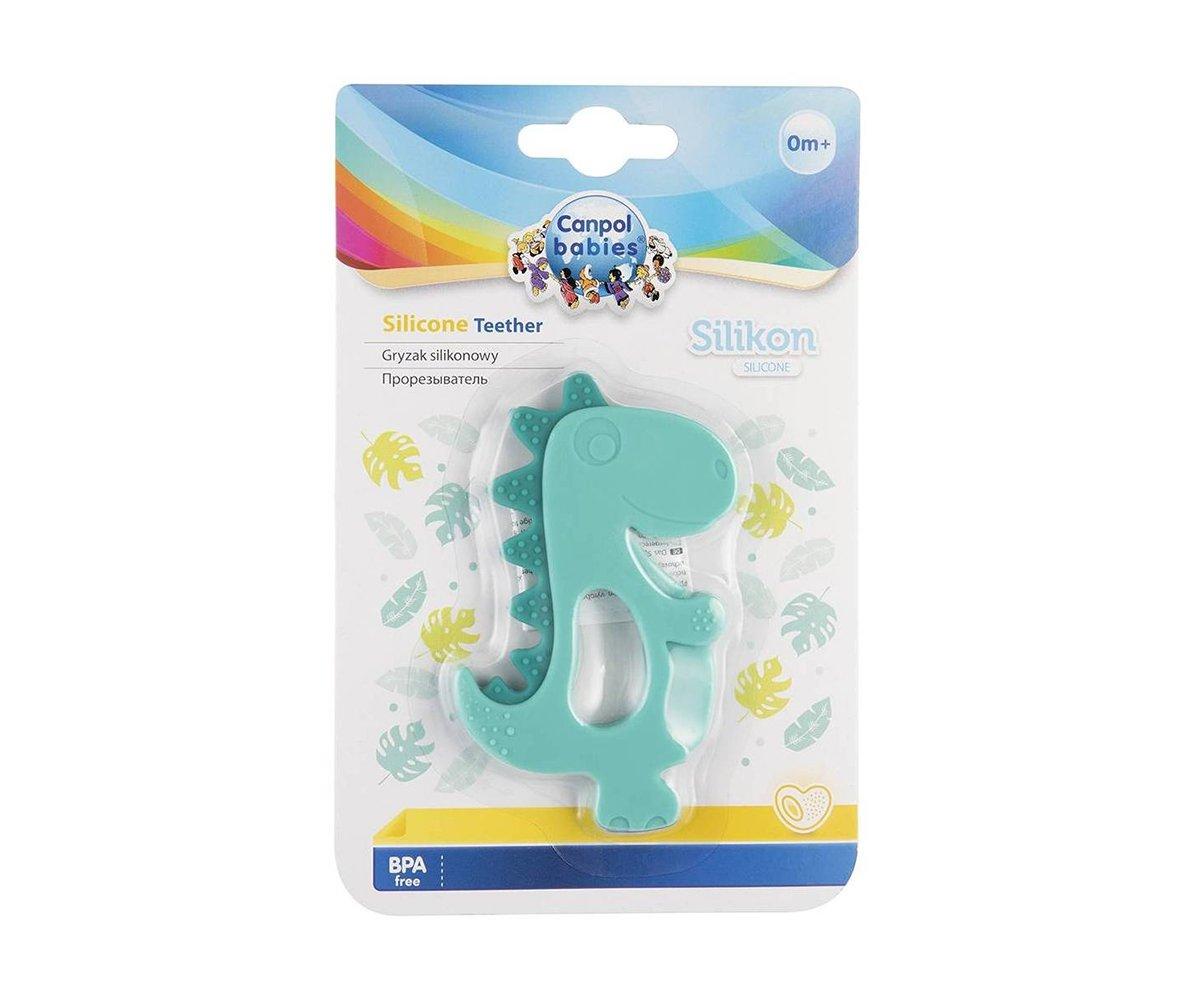 Dentarello Silicone Dinosauro Verde