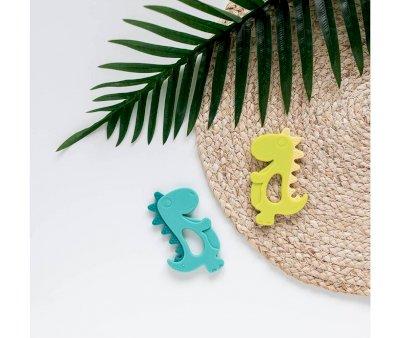 Dentarello Silicone Dinosauro Verde