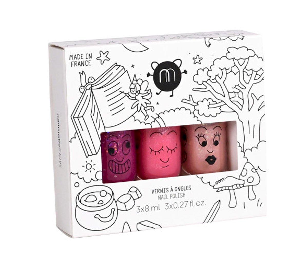 Trois Vernis  Ongles Magic Forest Sheepy/Kitty/Peachy 