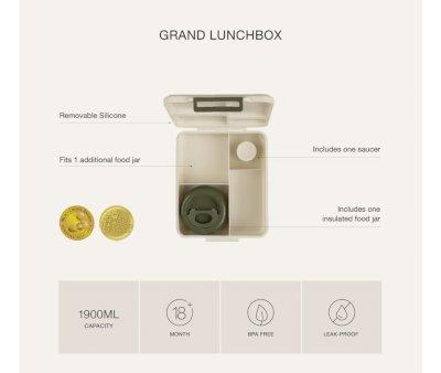 Large Tritan Lemon Lunch Box with Thermos