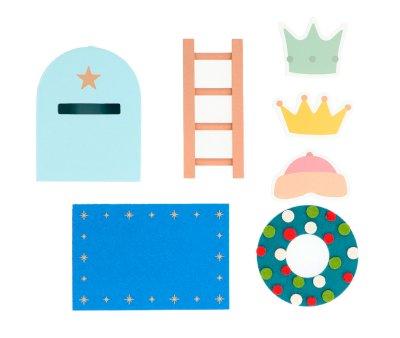 Puerta y Buzn Mgicos con Complementos Azul Personalizable