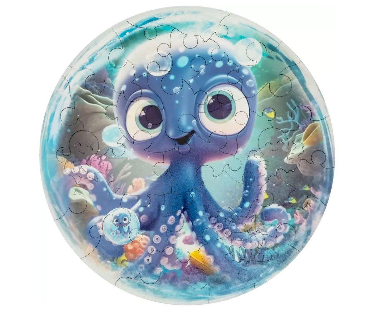 Quebra-cabea Madeira Bubblezz Octopus